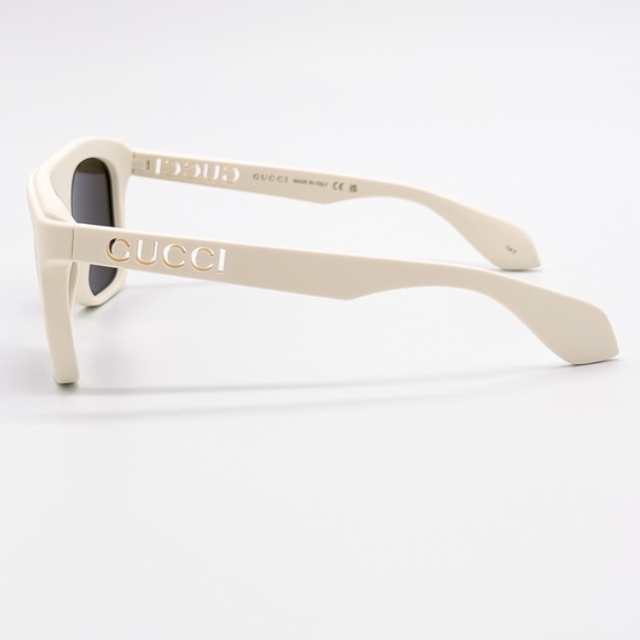 NEW GUCCI GG1570S 003 SQUARE BEIGE BROWN UNISEX SUNGLASSES GUCCI - Picture 6 of 10